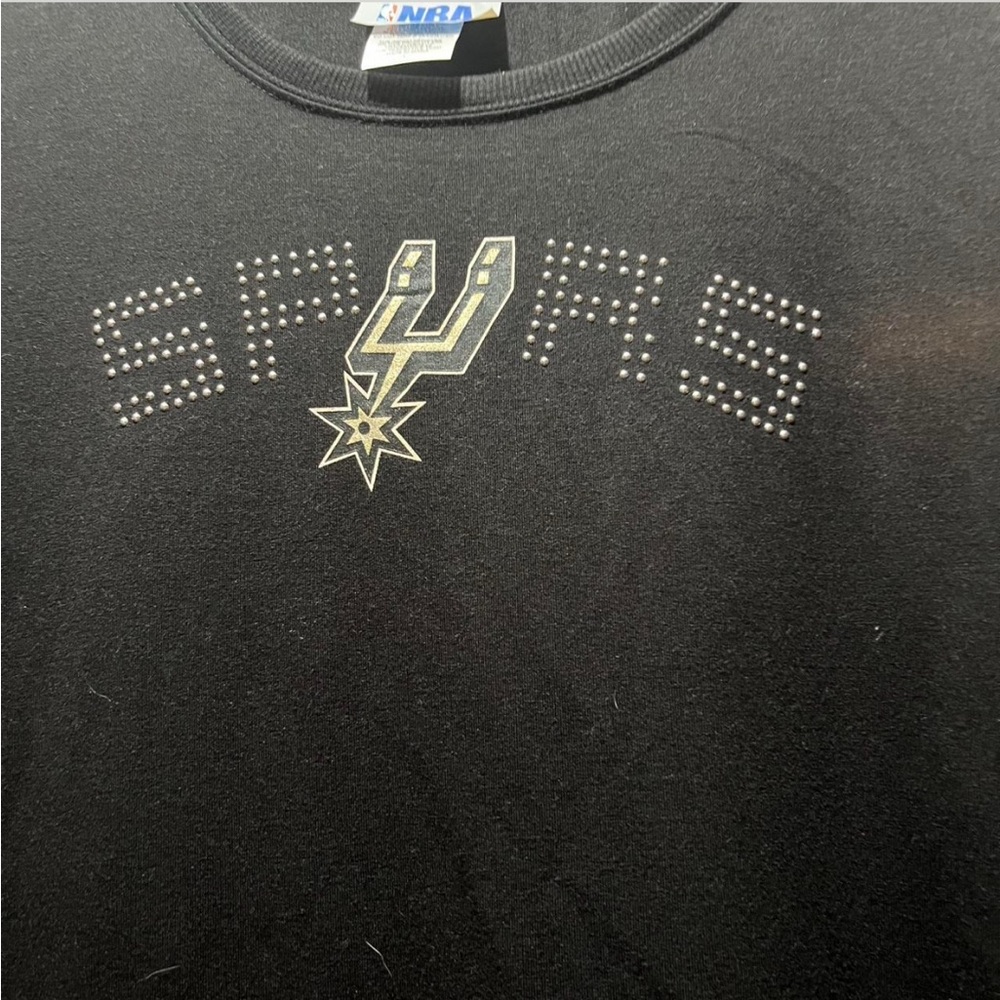 Black Spurs NBA Men's Shirt